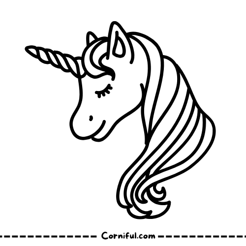 Adult Unicorn Coloring Page