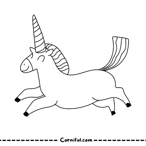 Adult Unicorn Coloring Page